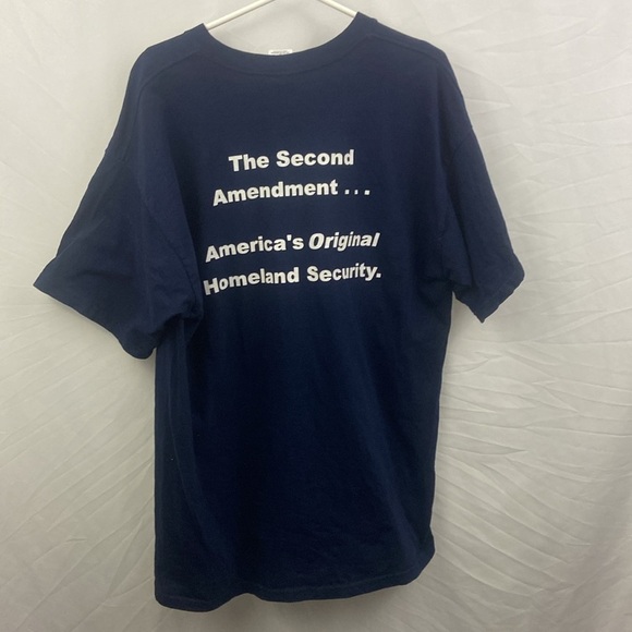 NRA National Rifle Association T-shirt Men’s Size XL Navy Blue - Picture 4 of 6